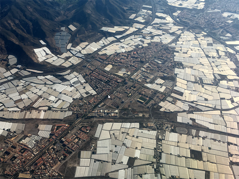 Agricultura bajo plástico en la costa de Almería. / Jaime Martínez Valderrama